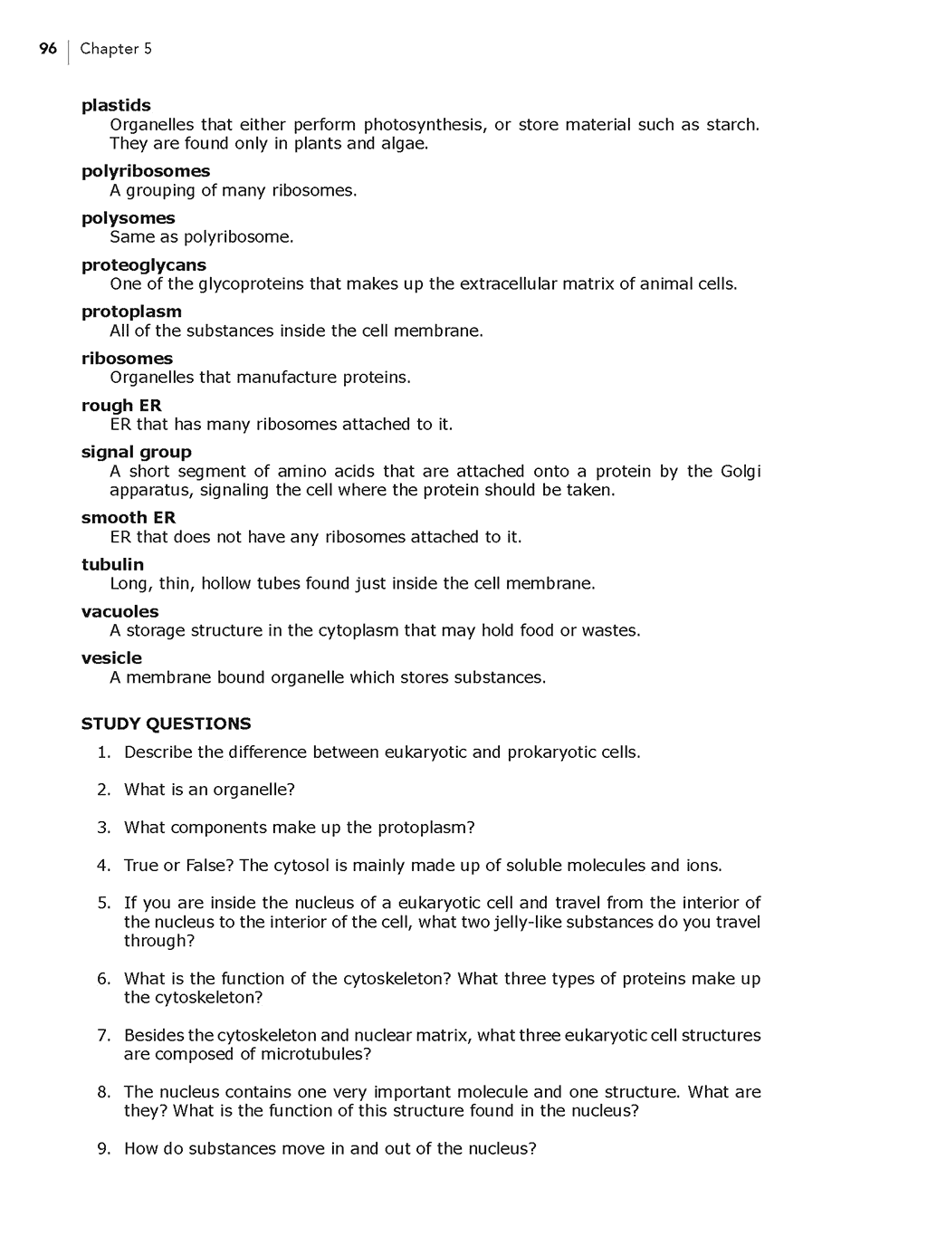 Science Shepherd Biology Homeschool Textbook chapter 5 sample page 7
