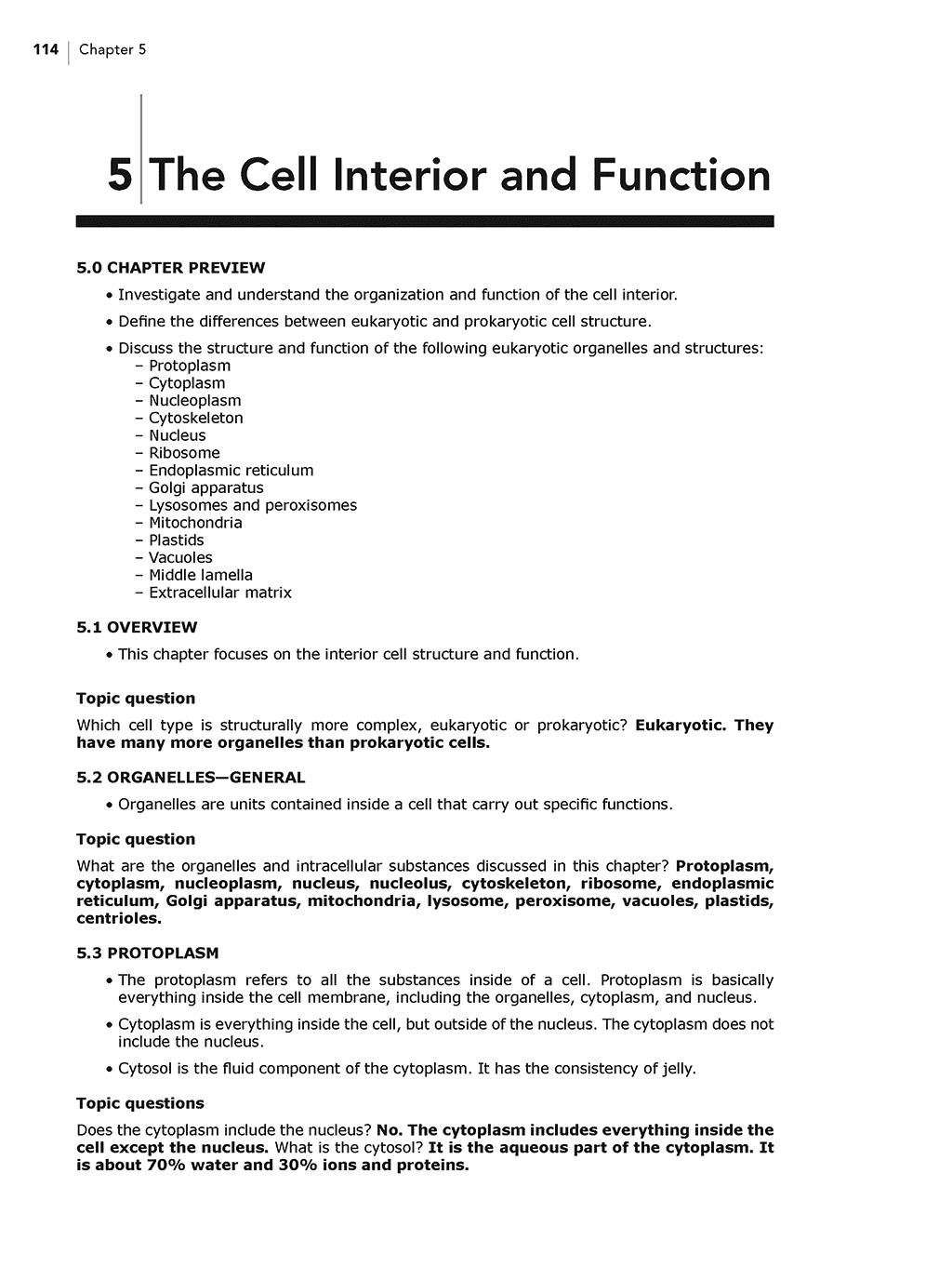 Science Shepherd Homeschool Biology Answer Key & Parent Companion chapter 5 page