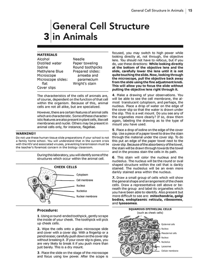 Science Shepherd Biology Homeschool Curriculum Lab Manual sample page 1