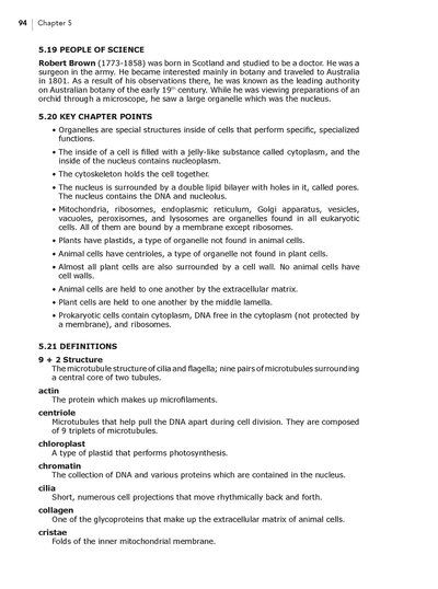Science Shepherd Biology homeschool high school science Textbook chapter 5 sample page 6