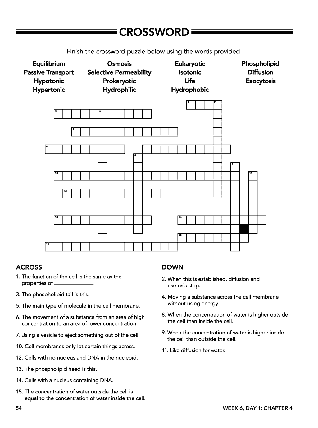 Homeschool Life Science Workbook sample page 3