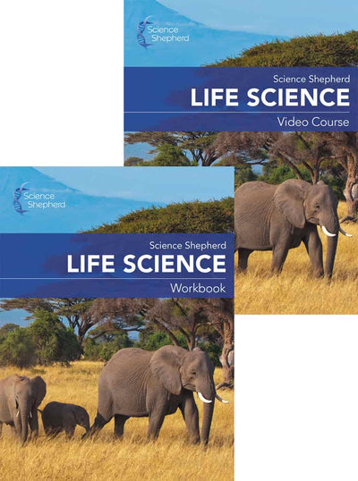 Homeschool Life Science Workbook and Video Course covers