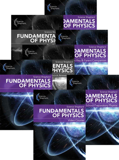 Cover image for the homeschool physics bundle showing included resources