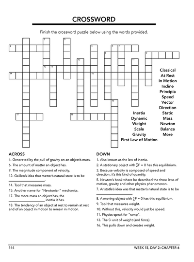Homeschool physics workbook sample page 4