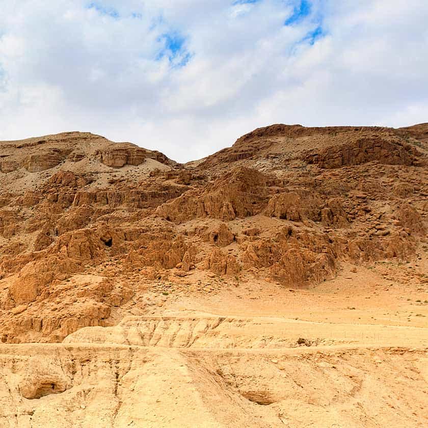 Science Shepherd Christian Homeschool Biblical Archaeology cave at Qumran