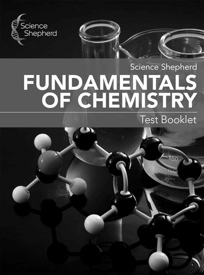 Homeschool science middle school chemistry Test Booklet cover
