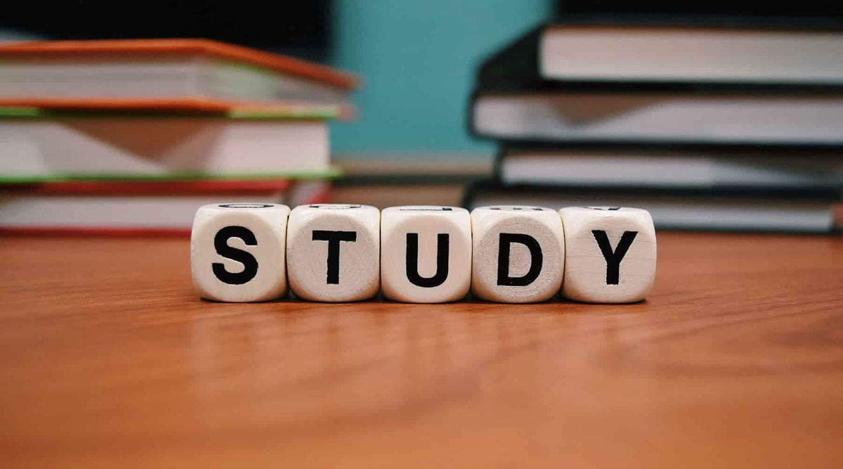 Homeschool science help study tips banner with books