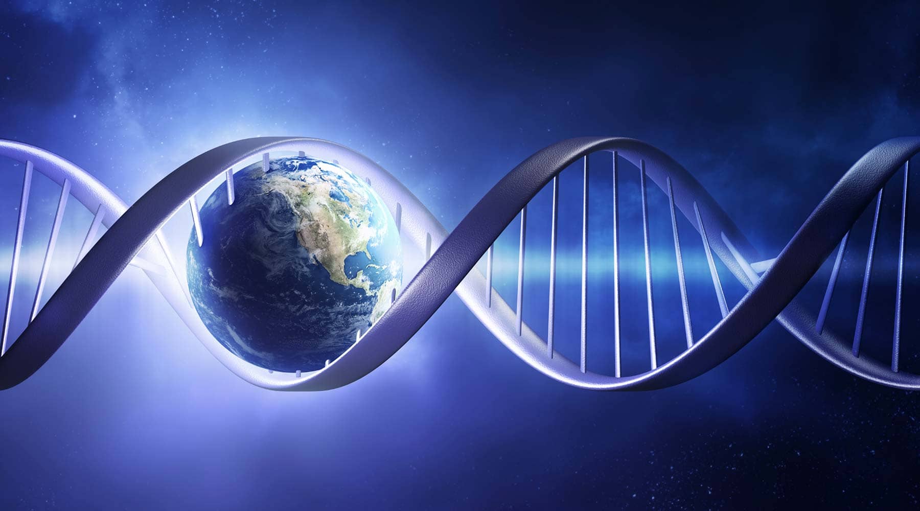 Science Shepherd blog banner of the earth entwined with DNA