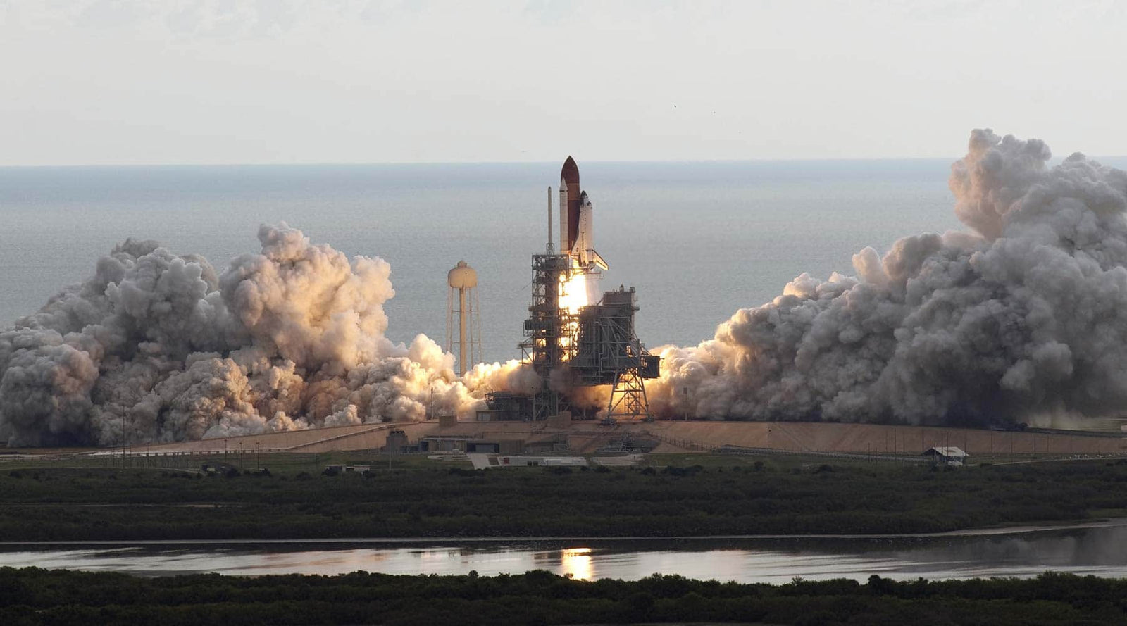 Science Shepherd Homeschool Physics and Chemistry banner of shuttle launch