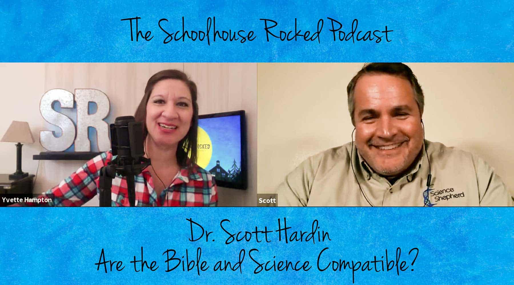 Dr. Hardin of Science Shepherd and Yvette Hampton of Schoolhouse Rocked