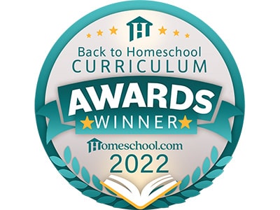 Homeschool.com Back to Homeschool Curriculum Awards Winner 2022 badge