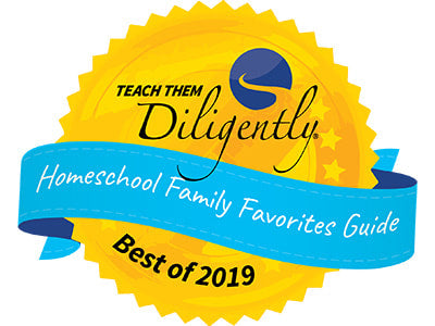 Teach Them Diligently Homeschool Family Favorites Guide Best of 2019 seal