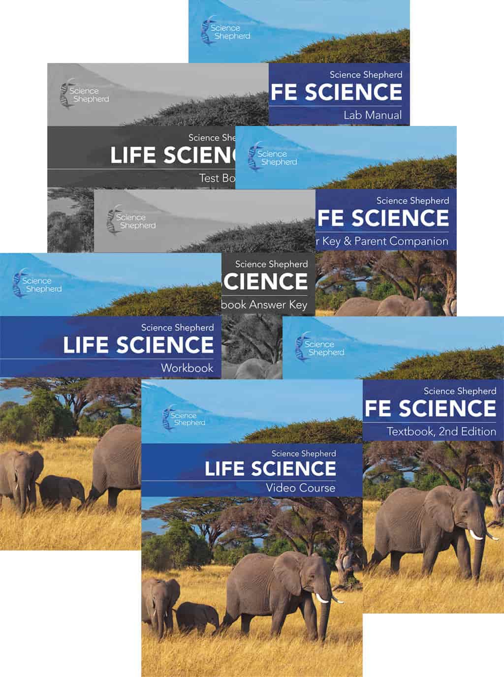 Homeschool curriculum Christian Life Science bundle with videos and books