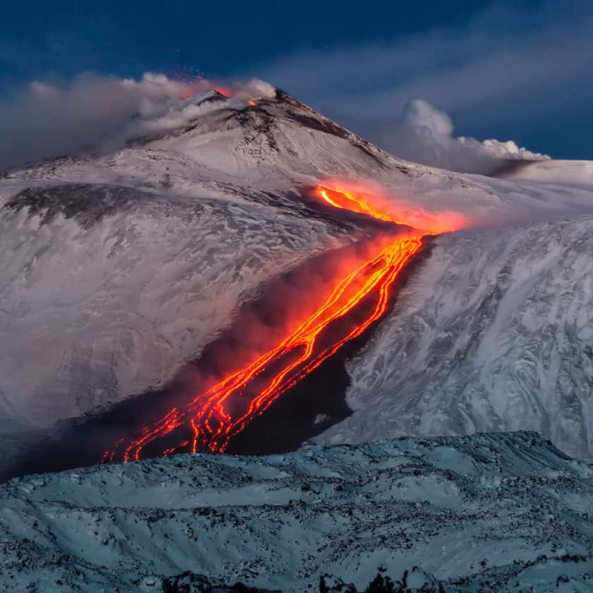 Homeschool Earth Science curriculum volcano erupting cover image