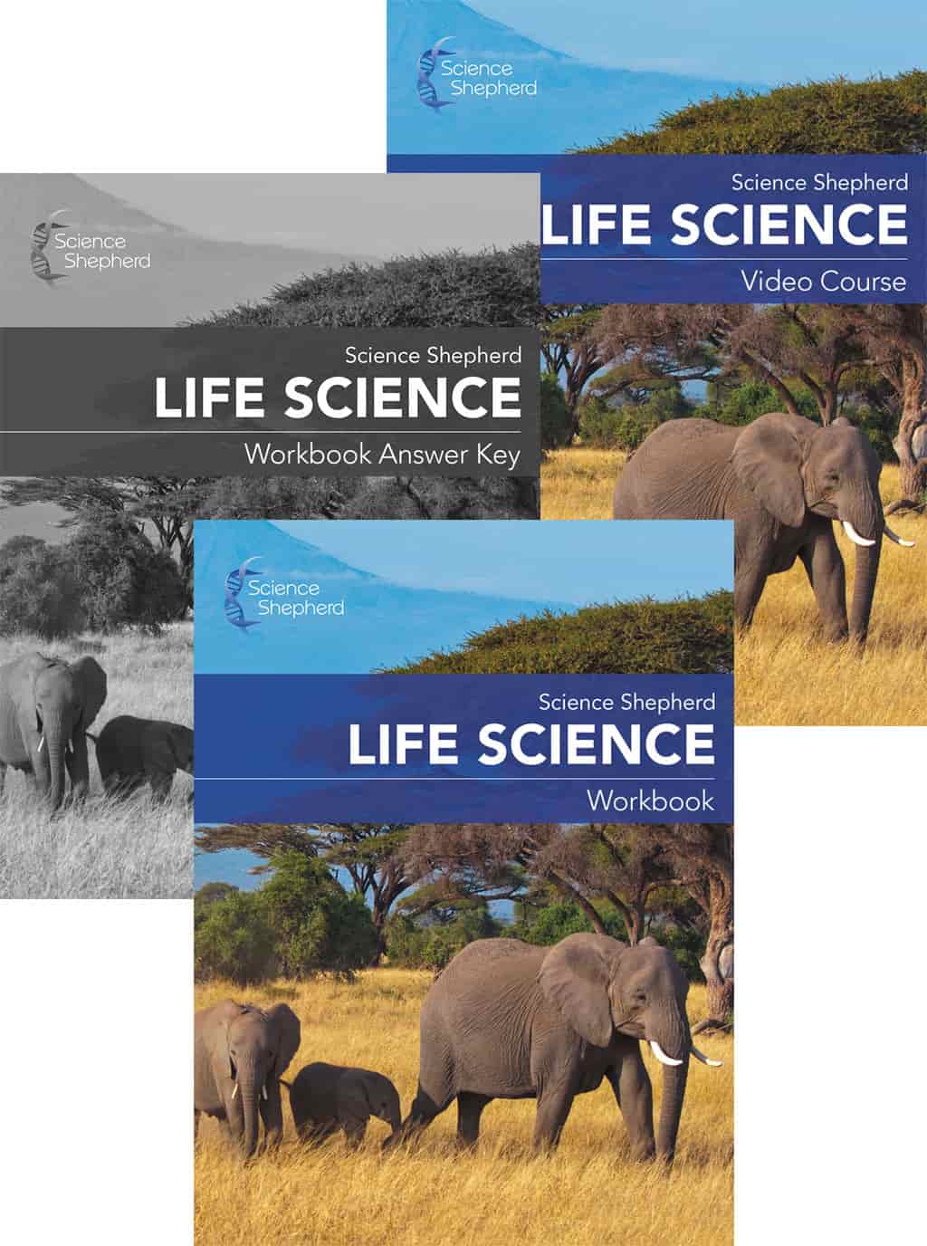 Homeschool Life Science Workbook, Answer Key and Video Course covers