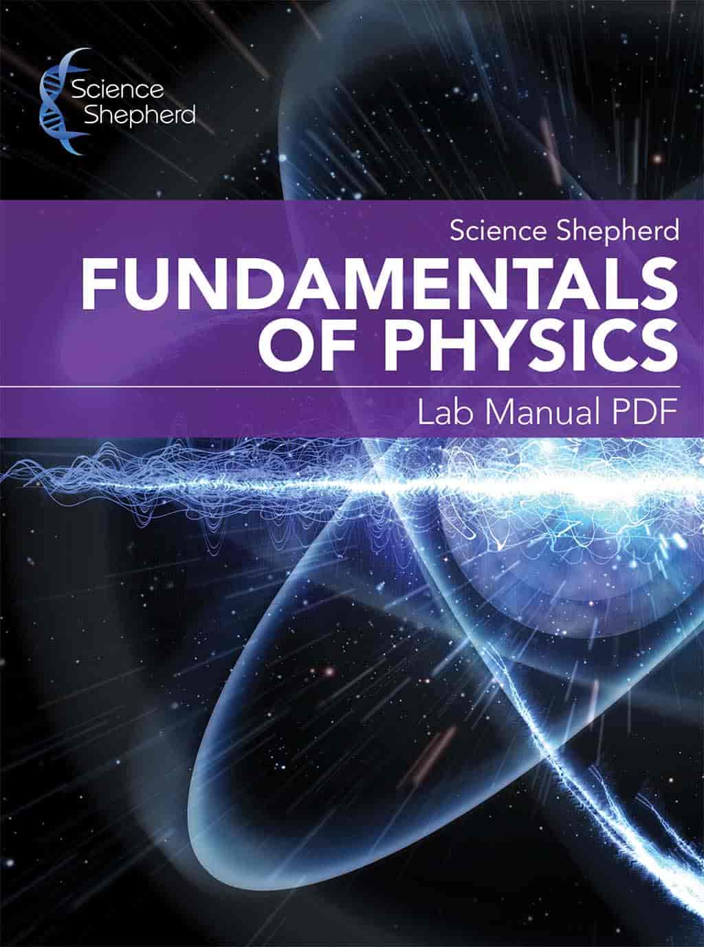 Science Shepherd homeschool physics lab manual PDF cover