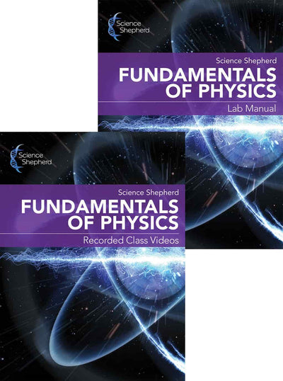 Homeschool physics videos bundle lab book cover