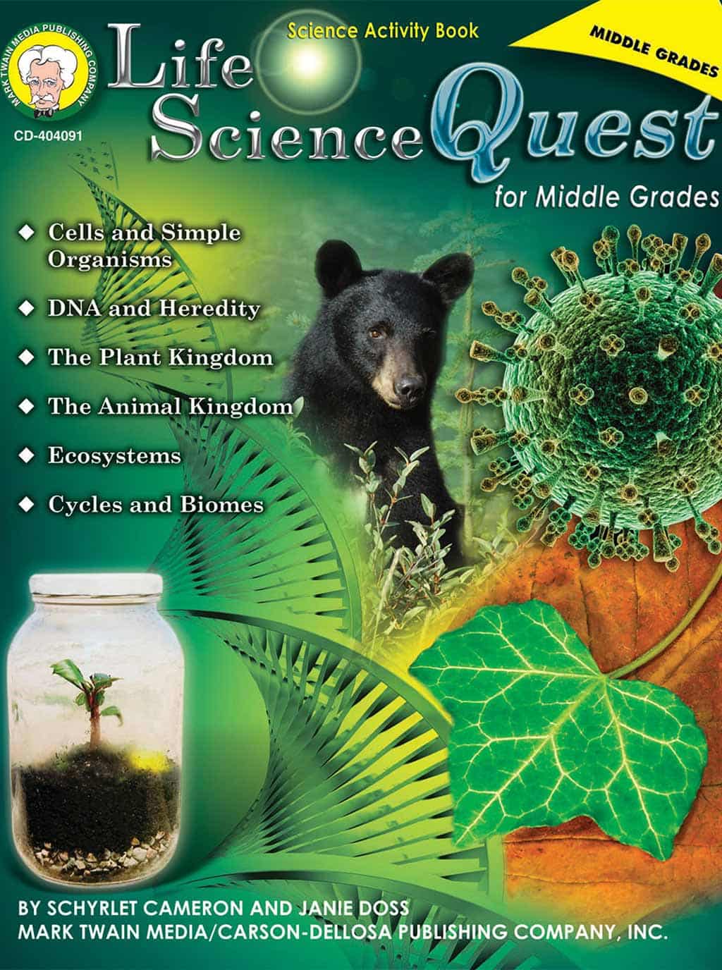 Science Shepherd homeschool lab book Life Science Quest for Middle Grades cover