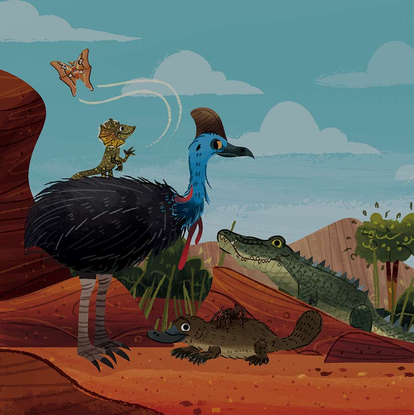 Science Shepherd Christian board books cover of Australian animals