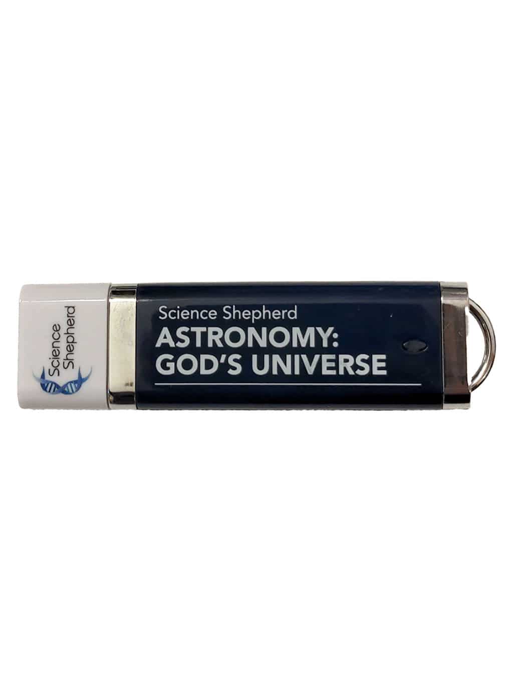 Homeschool USB flash drive with Astronomy God's Universe text