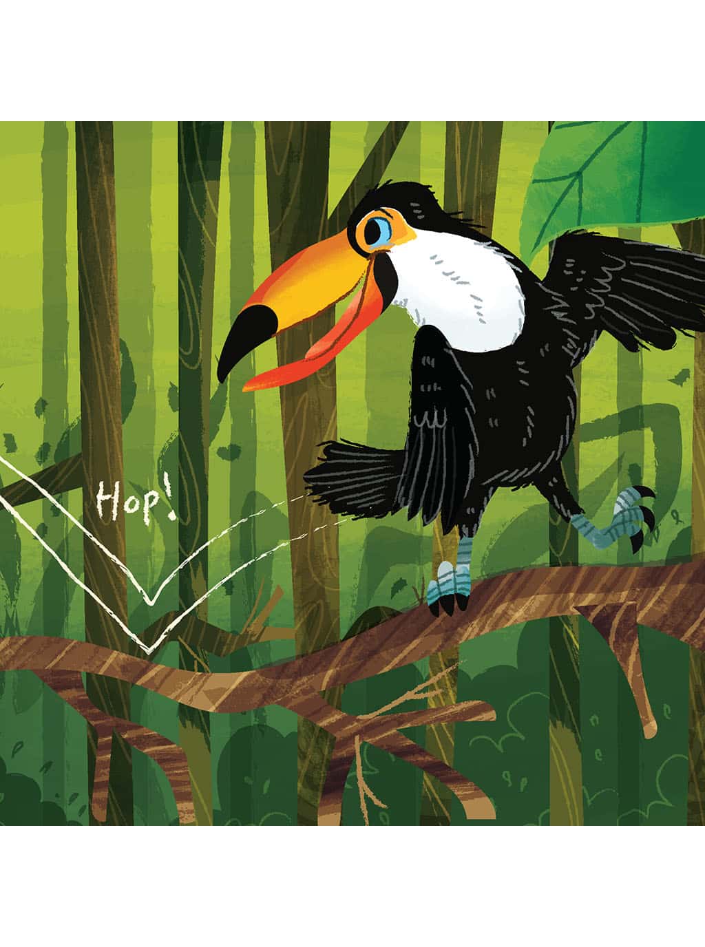 What Can You Do South America creation science for kids board book toucan page