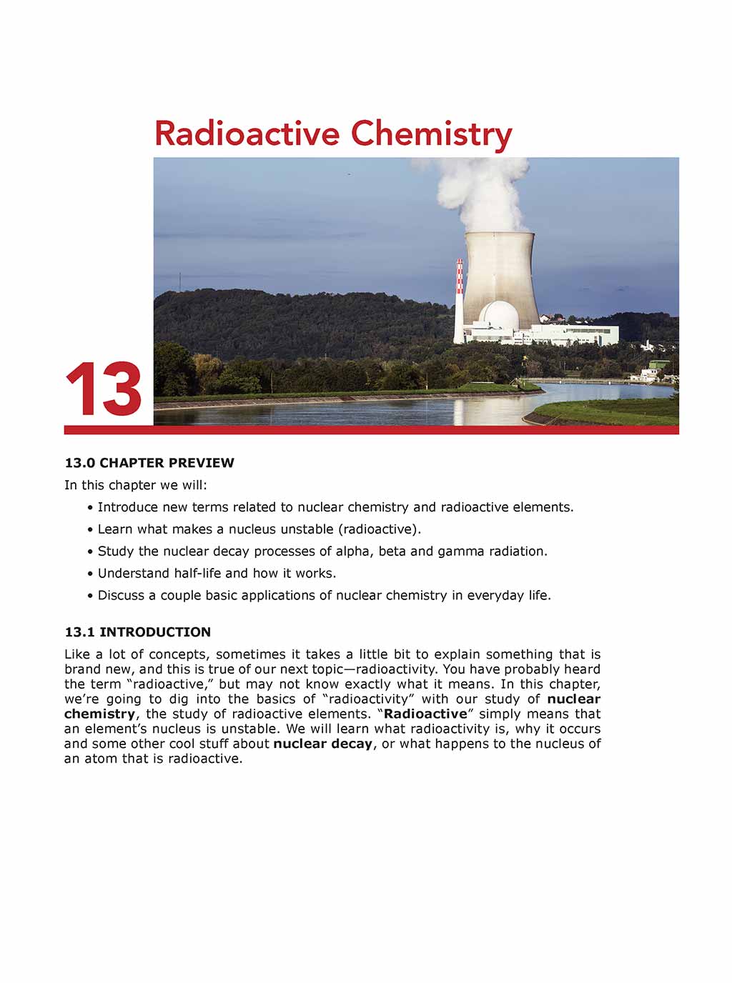 Fundamentals of Chemistry homeschool curriculum textbook sample page 1