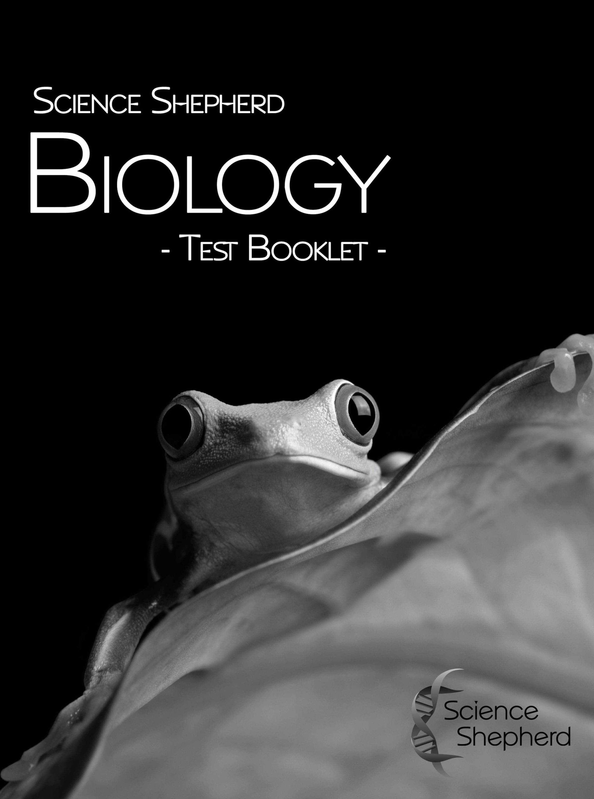 Cover for the 1st Edition Test Booklet for high school biology in your home
