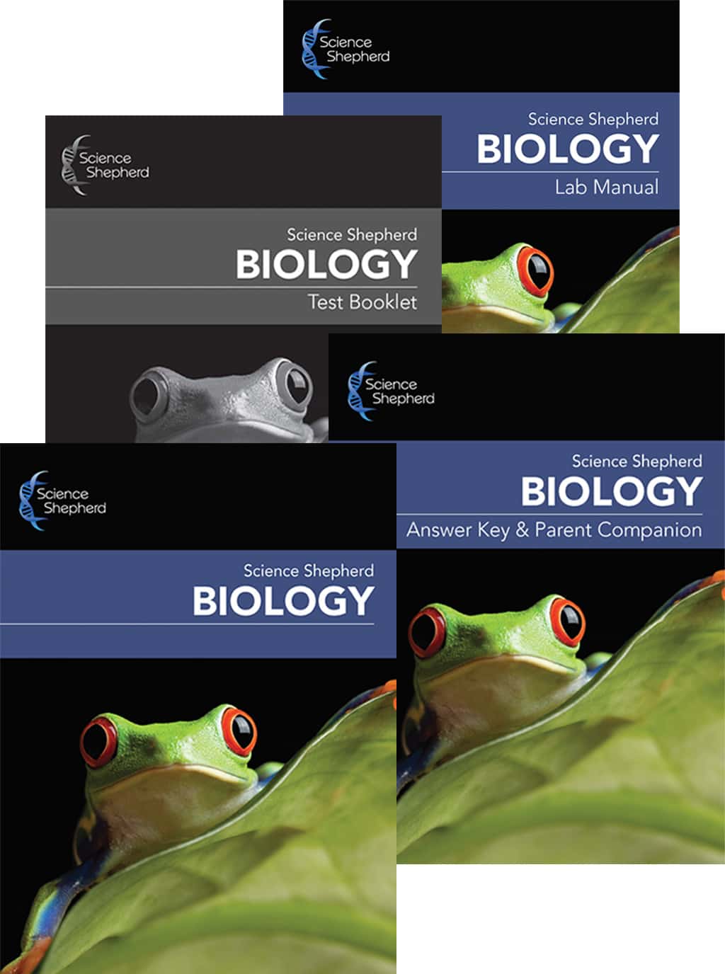 Science Shepherd Homeschool Biology Curriculum 3-Book Set with lab manual