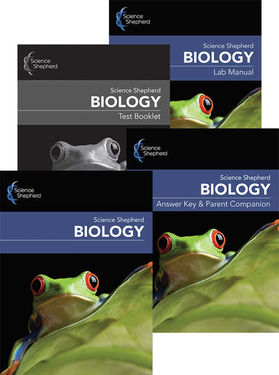 Science Shepherd Homeschool Biology Curriculum 3-Book Set with lab manual