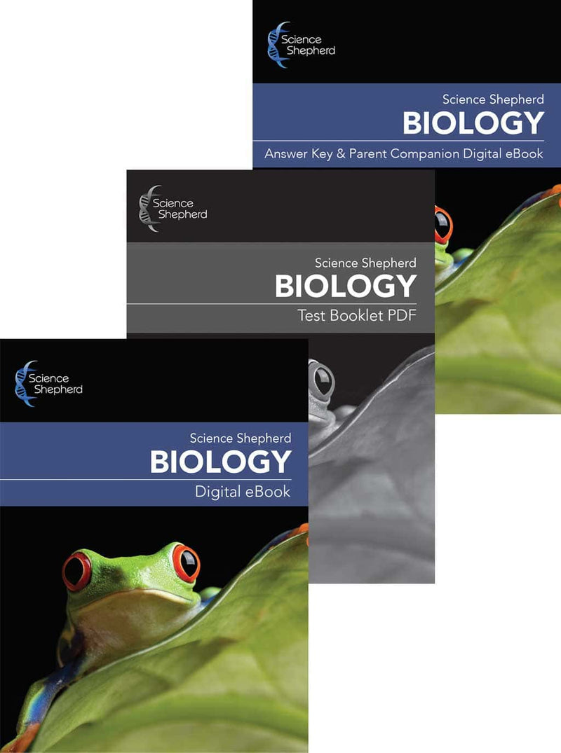 Science Shepherd Homeschool Biology High School Curriculum 3Book Set