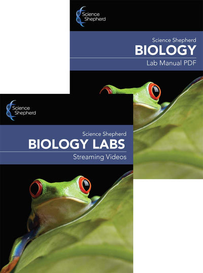 Science Shepherd homeschool biology labs manual PDF and Streaming Videos bundle cover