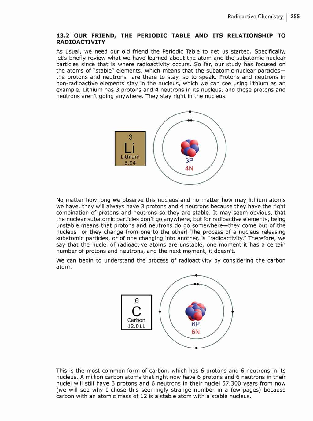 Textbook sample page 2 for Fundamentals of Chemistry homeschool videos