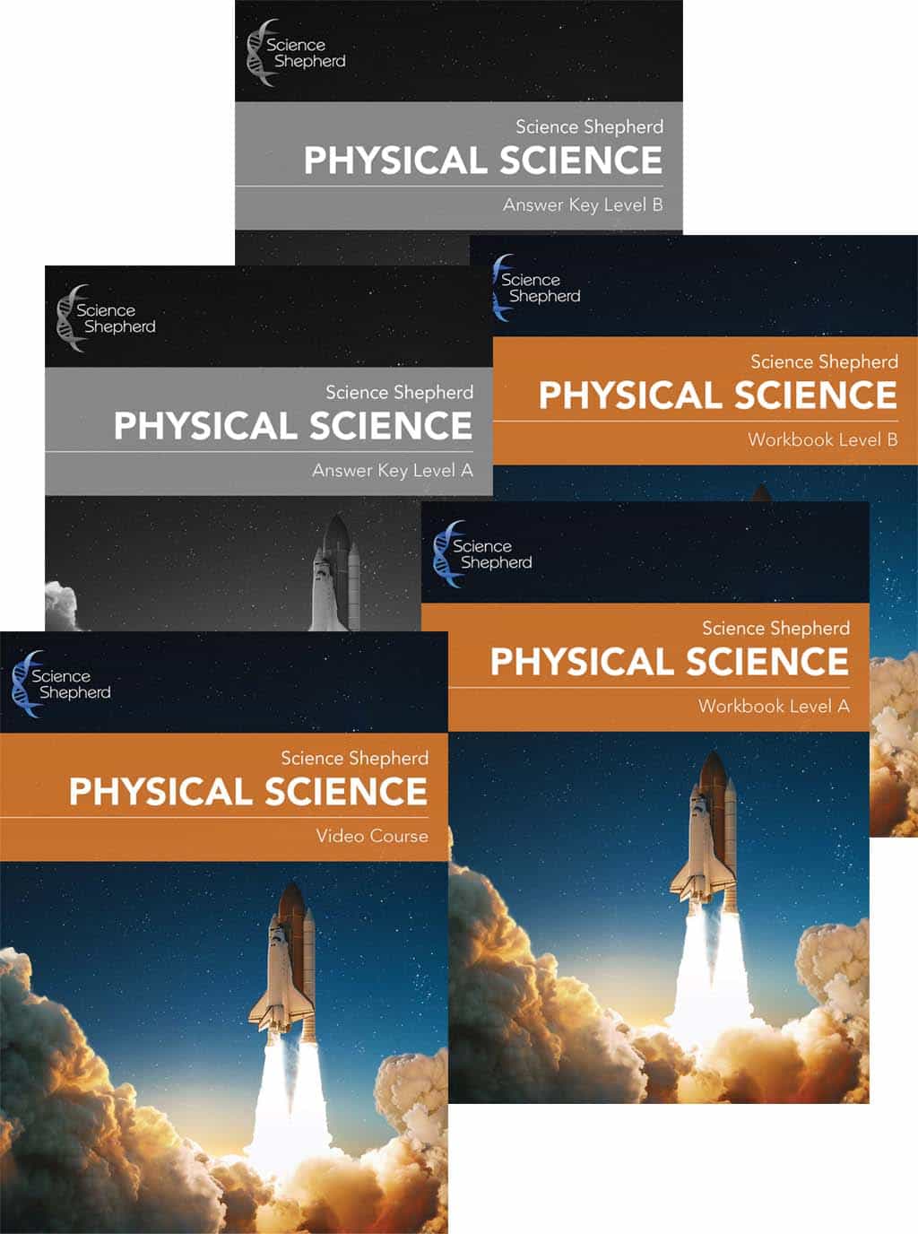 Homeschool Physical Science curriculum video course Level A and B bundle cover