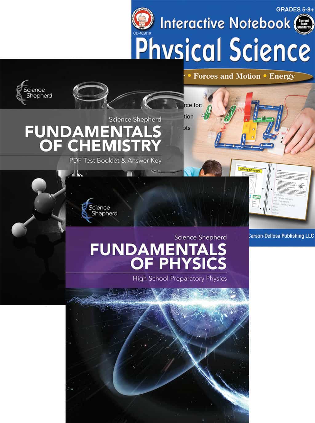 Science Shepherd homeschool physics curriculum bundle with lab manual