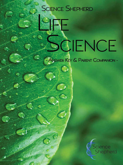 Science Shepherd homeschool science curriculum middle school Answer Key & Parent Companion cover