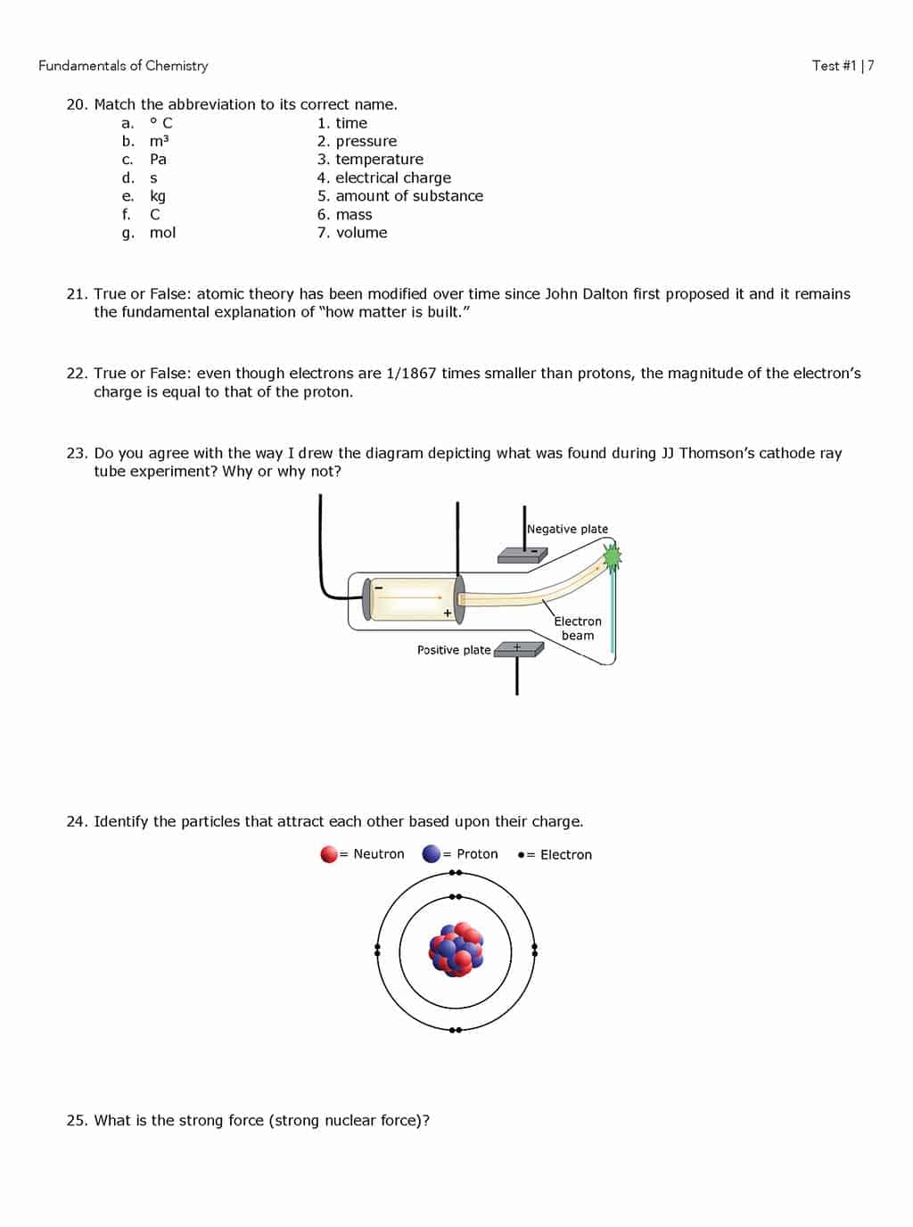 Science Shepherd Fundamentals of Chemistry homeschooling curriculum sample PDF test page 3