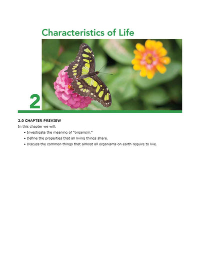 Science Shepherd best homeschool science curriculum Textbook chapter 2 sample page