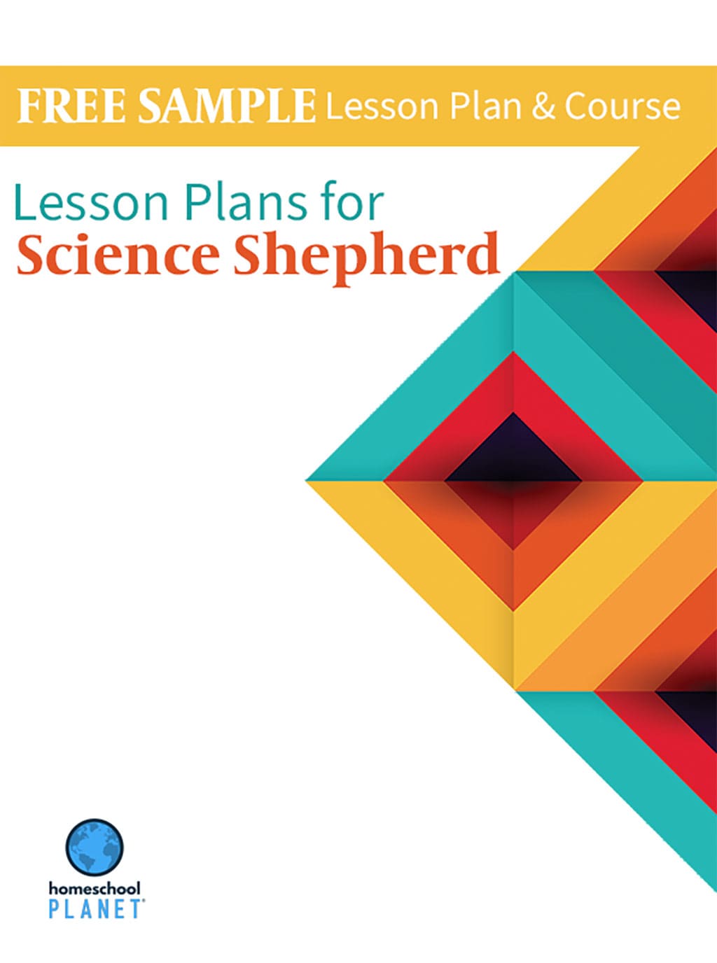Science Shepherd free Homeschool Planet Lesson Plan cover for The Genesis Worldview