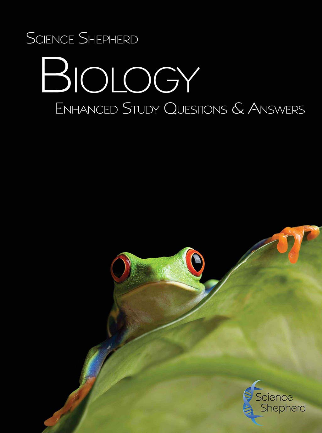 Science Shepherd Homeschooling Biology Study Question and Answer DVD cover of a frog on a leaf