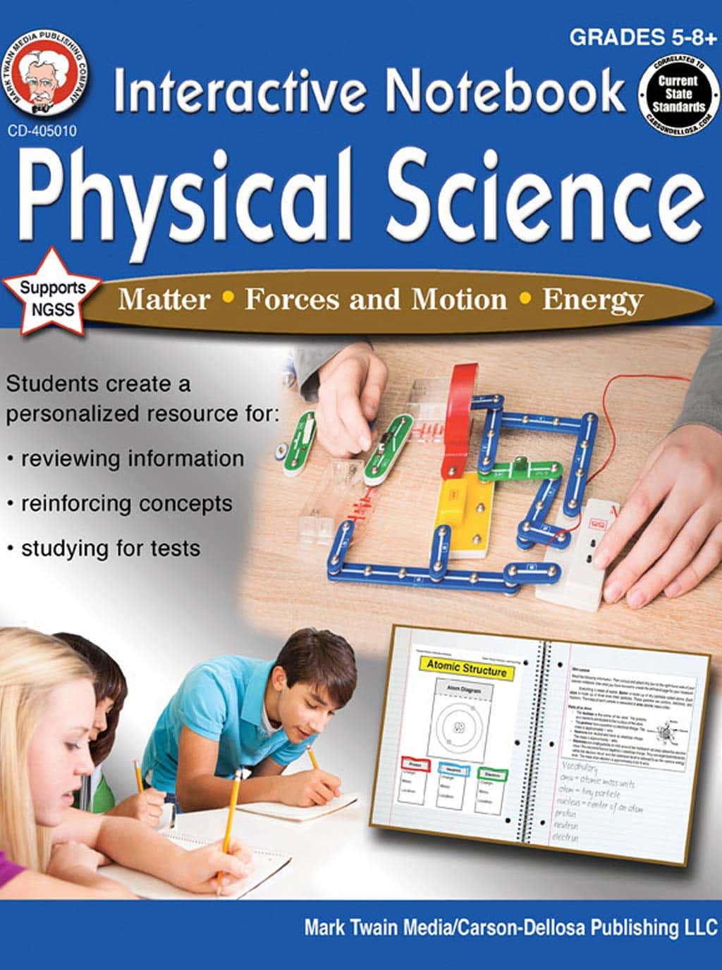 Interactive Notebook: Physical Science physics homeschool lab book cover